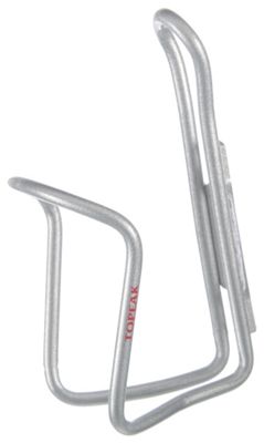 Topeak Shuttle Aluminium Bike Bottle Cage - Silver - Lightweight 49g, Silver