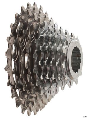Cassette Route 10 vitesses Campagnolo Record - Argent - 12-25t, Argent