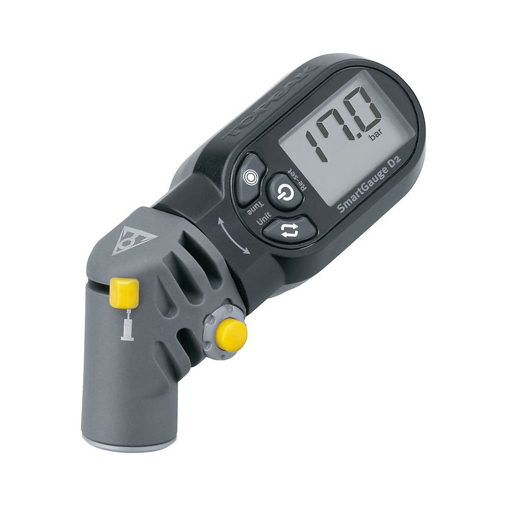 Manomètre numérique Topeak D2 Smart Head - Noir-Gris, Noir-Gris