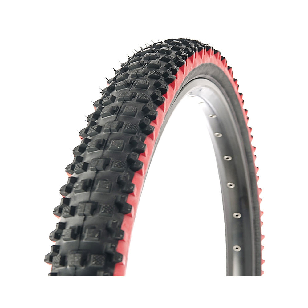 Pneu VTT Panaracer Fire XC ASB - Noir - Rouge - Wire Bead, Noir - Rouge