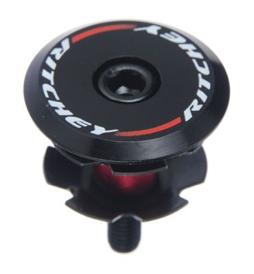 Ritchey Superlogic Headset Star Nut and Top Cap - Black - 1.1/8", Black