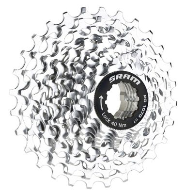 SRAM PG1070 10 Speed Mountain Bike Cassette - Silver - 11-36t, Silver