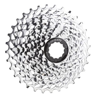 SRAM PG1050 10 Speed Mountain Bike Cassette - Silver - 11-36t}, Silver