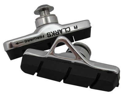 Clarks Road Caliper Brake Shoe & Pad Set (55mm) - Silver - Pair, Silver