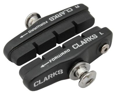 Clarks 55mm Elite Brake Shoe and Pad Set - Black - Pair}, Black