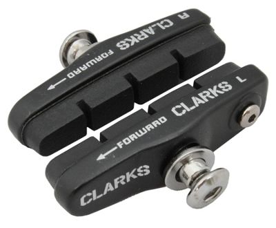 Clarks 55mm Elite Brake Shoe and Pad Set - Black - Pair, Black