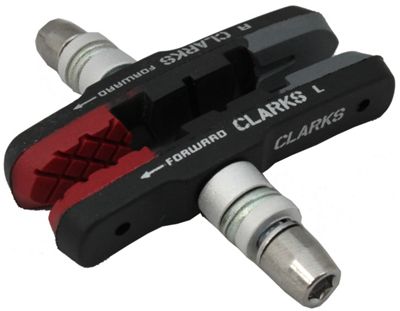 Clarks MTB Elite V-Brake Pads (72mm) - Black - Pair, Black