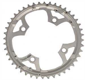 Shimano Deore Fcm510 Triple Chainring Silver 4 Bolt Silver