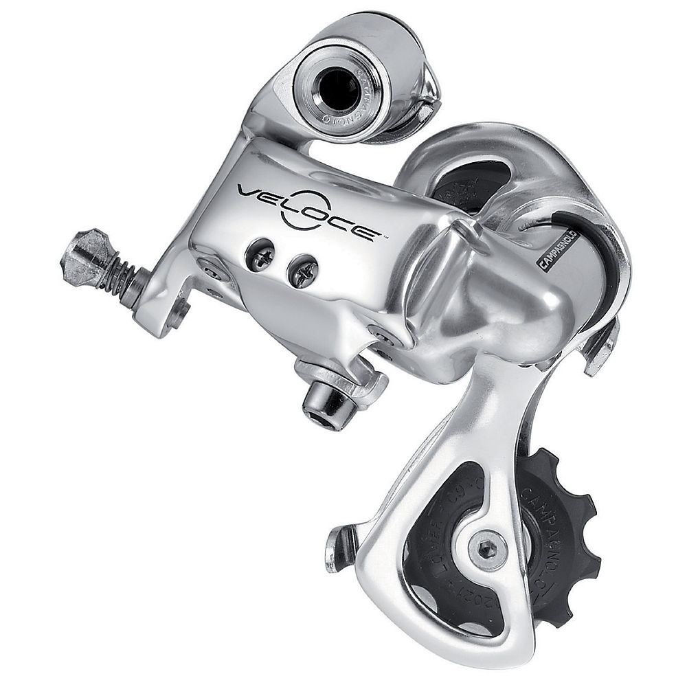 Dérailleur Arrière Route 10 vitesses Campagnolo Veloce - Argent - Short Cage, Argent