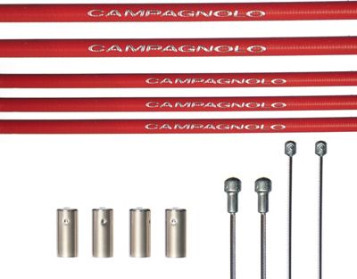 Campagnolo Ultra and Power Shift Ergo Gear Cables - Red, Red