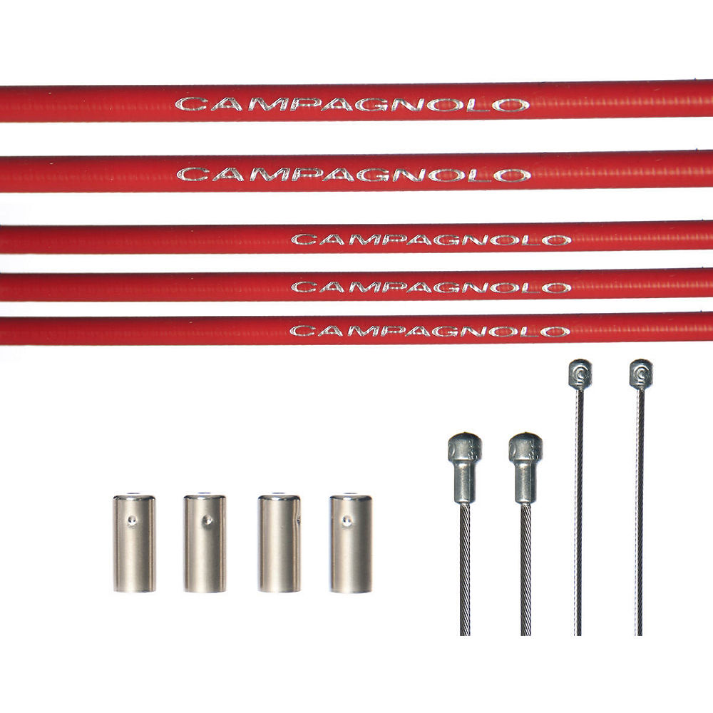 Câbles Campagnolo Ultra & Power Shift Ergo - Rouge, Rouge