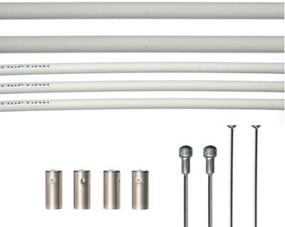Campagnolo Ultra and Power Shift Ergo Gear Cables - White, White