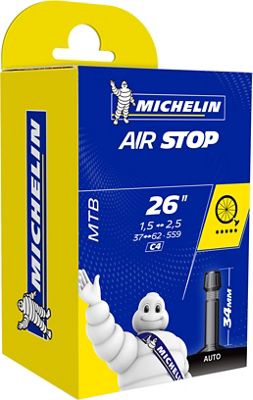 Michelin C4 AirStop Butyl Bike Inner Tube - 34mm