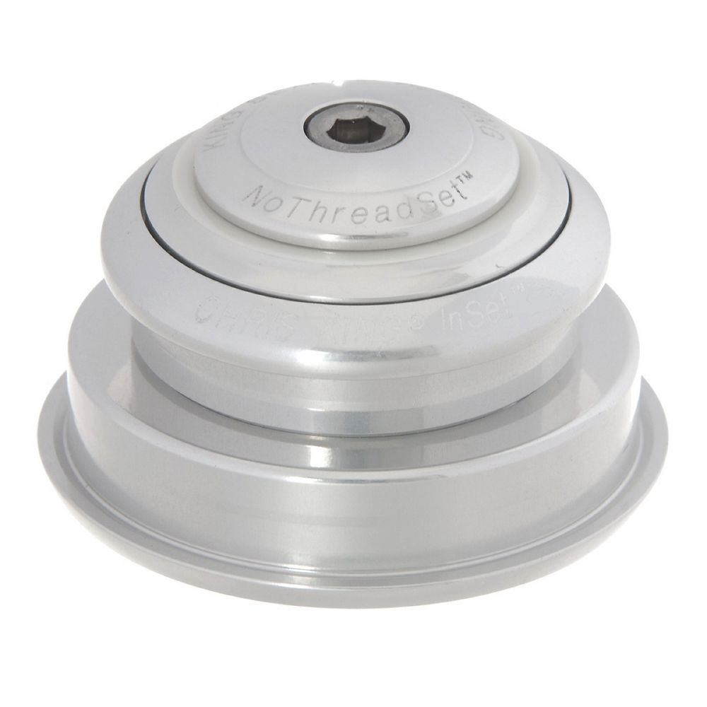 Jeu de direction VTT/Route Chris King InSet - Argent - 1.1/8 - 1.5 Tapered, Argent