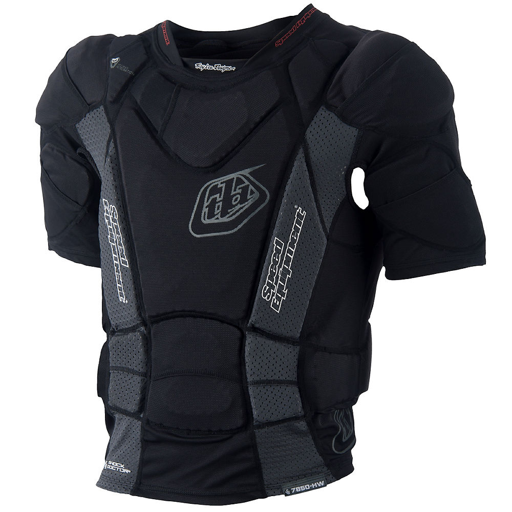 Troy Lee Designs UPS 7850 HW Short Sleeve Shirt - Black - XL}, Black