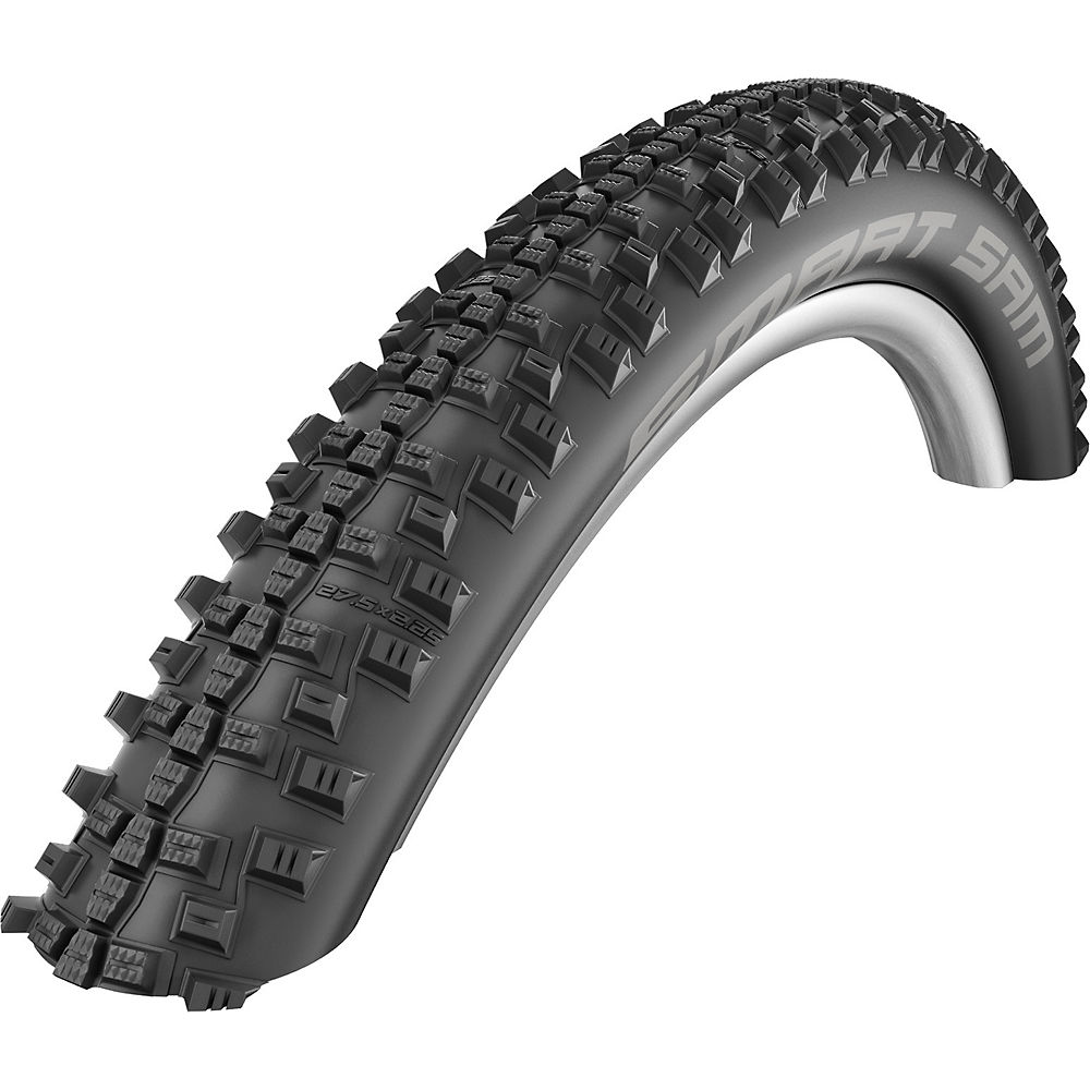 Schwalbe Smart Sam Performance Mountain Bike Tyre - Black - Wire Bead, Black