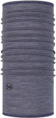 Buff Merino Wool - Light Denim Multi Stripes - One Size}, Light Denim Multi Stripes