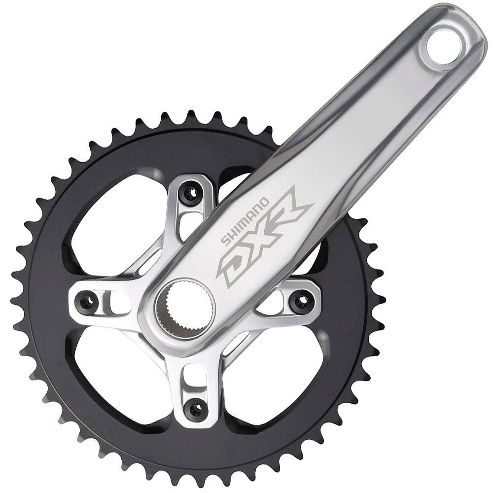 Pédalier BMX Shimano DXR MX71 - Argent - With Clamp Bolt, Argent