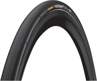 Continental Podium TT Tubular Road Tyre - Black - 700c}, Black
