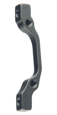 Hayes Front IS to Post Caliper Mount Adaptor - Black - Front 160mm - QR Fork, Black