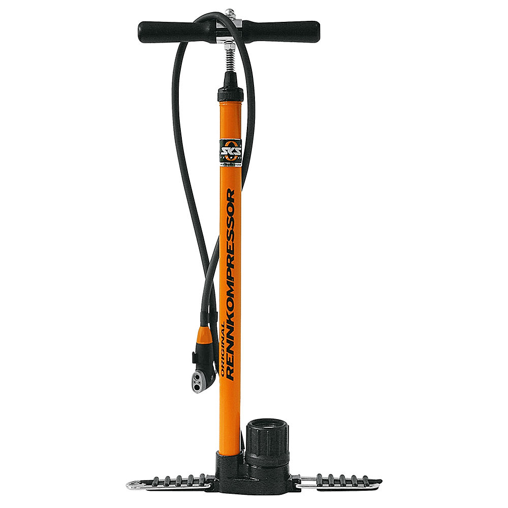 Pompe à pied tête SKS Rennkompressor - Orange, Orange
