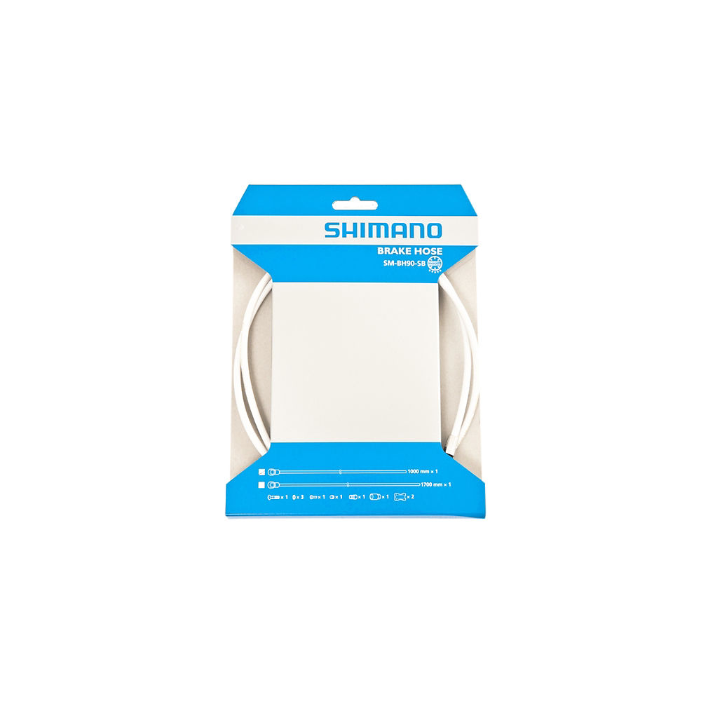 Durite frein à disque Shimano XTR-XT-SLX-Alfine (BH90) - Blanc - Front, Blanc