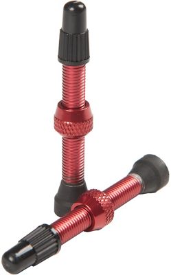 Stans No Tubes Universal Tubeless Valves (Pair) - Red - 44mm}, Red