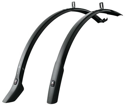 SKS Velo 42 Urban Clip-On Mudguard Set - Black - 28", Black