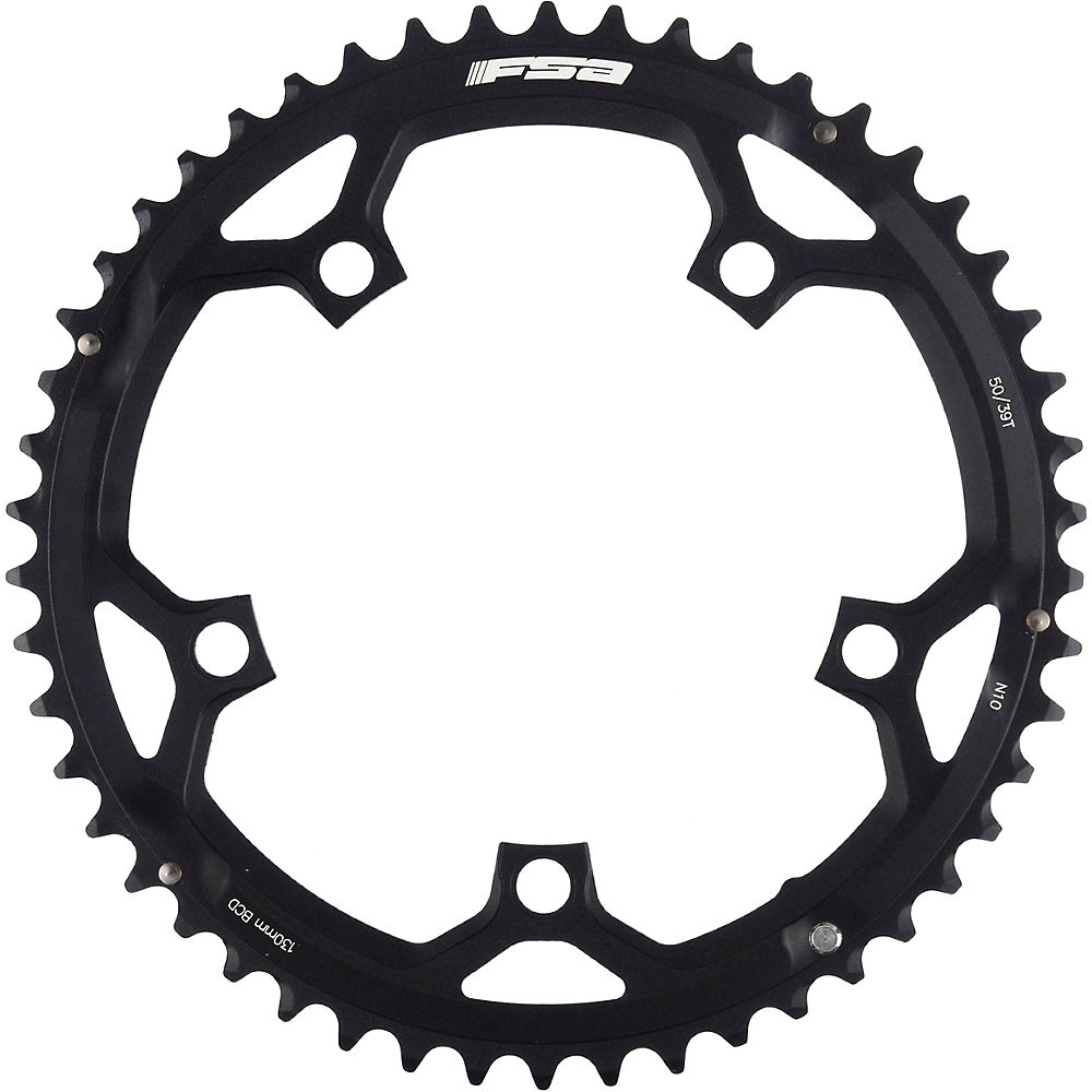 Plateau FSA Pro Road Triple N10 - Noir - 74mm, Noir