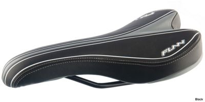 Funn Launch II Saddle - Black - 140mm Wide, Black