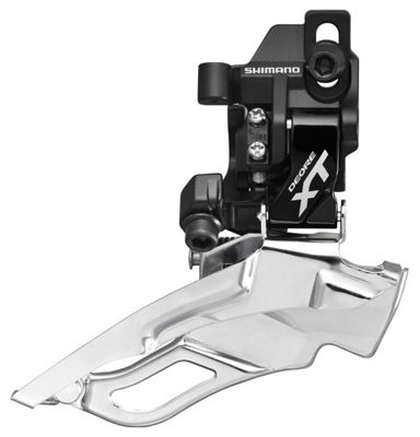 Deragliatore Anteriore XT M786 2x10 - Montaggio Diretto - Shimano - nero - Dual Pull, nero