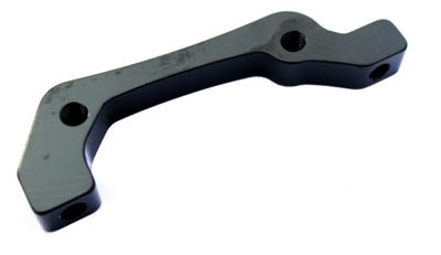 Clarks IS to Post Rear Disc Brake Mount Adaptor - Black - Rear IS 203mm, Black