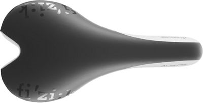 Fizik Aliante Gamma K:IUM Bike Saddle - Black - White - 141mm Wide, Black - White