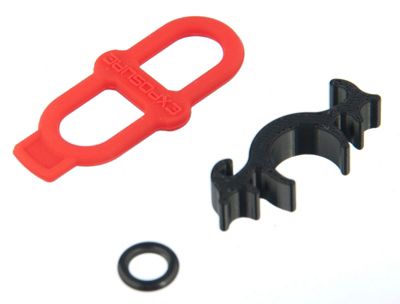 Exposure Flare Saddle Rail Bracket Mount Kit - Black, Black
