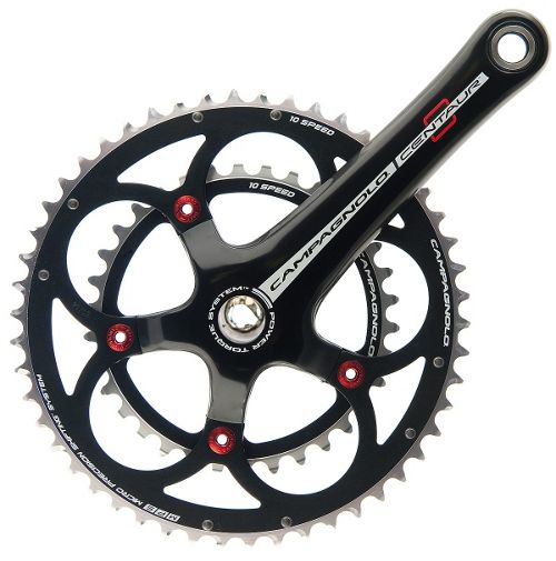 Campagnolo Centaur Red Double 10sp Chainset | Chain Reaction Cycles