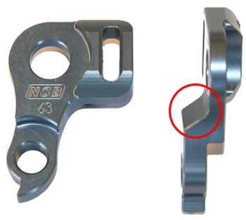 Patte de dérailleur North Shore Billet - Comm Supreme V2 9-10, n/a