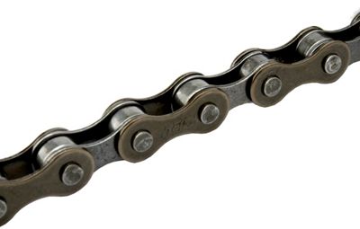 Clarks Anti Rust 5-7 Speed Bike Chain - Silver - 116 Links, Silver