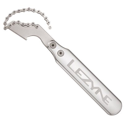 Outil Lezyne CNC Chain Rod avec bague de serrage - Argent, Argent