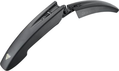 Topeak FX Defender Clip-On Front Mudguard - Black - 23u201dx3.5u201dx6.3u201d, Black