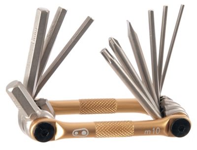 crankbrothers Multi Mini Tool 10 - Gold - 10 Function}, Gold