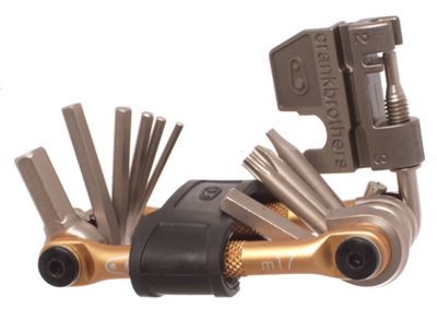 Multi-Outils crankbrothers Multi Mini Tool 17 - Or - 17 Function, Or