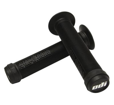 ODI Stay Strong Lion Heart BMX Bar Grips - Black - 143mm, Black