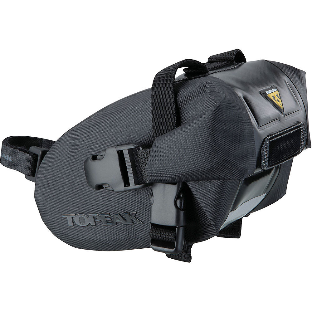 Topeak Wedge Saddle Drybag with Strap - Large - Black - S}, Black