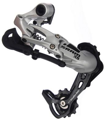 SRAM X5 9 Speed Rear Derailleur - Silver - Long Cage, Silver