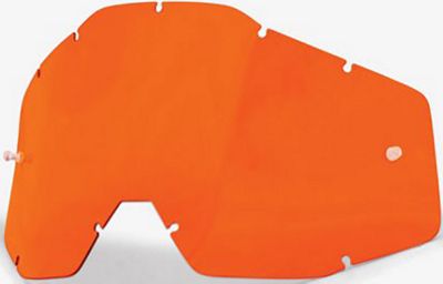Écran de rechange 100% - Orange - Anti-Fog With Posts, Orange