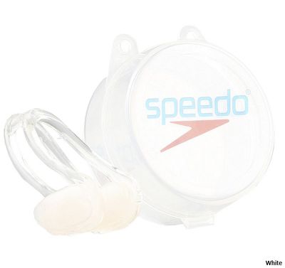 Speedo Universal Nose Clip - Clear - One Size}, Clear