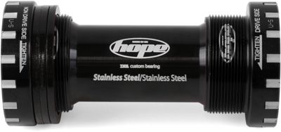 Hope MTB Stainless Steel 24mm Bottom Bracket - Black - 83mm - English Thread}, Black