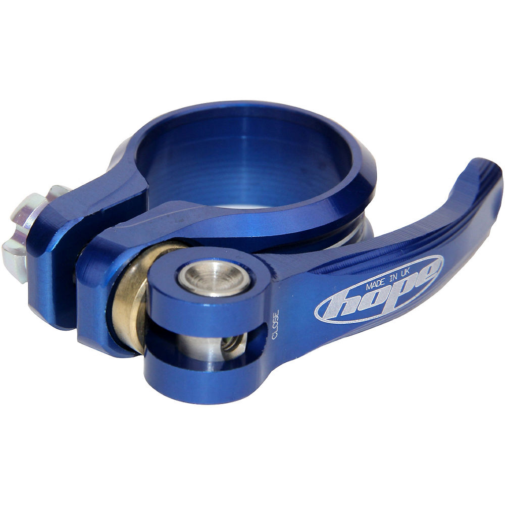 Collier de selle et raccord rapide Hope - Bleu - 30.0mm, Bleu