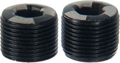 Nukeproof Mountain Bike Pedal Alloy End Caps - Black, Black