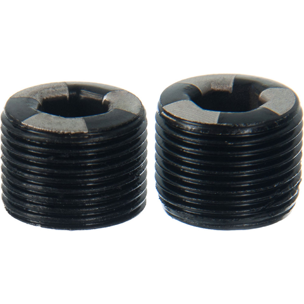 Nukeproof Mountain Bike Pedal Alloy End Caps - Black, Black